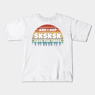 SKSKS And I OOP VSCOGRL Visco Girl Sticker Vintage Retro Beach Sunset Shades Kids T-Shirt